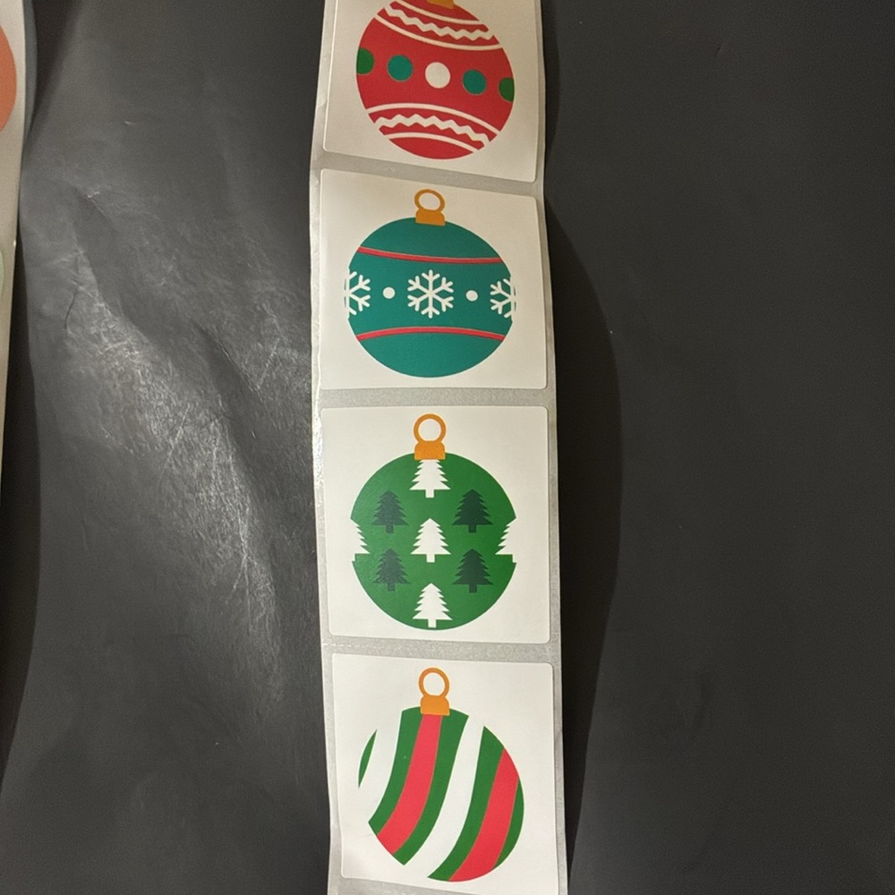 1,000 LARGE ORNAMENT STICkERS - Picture 7 of 11